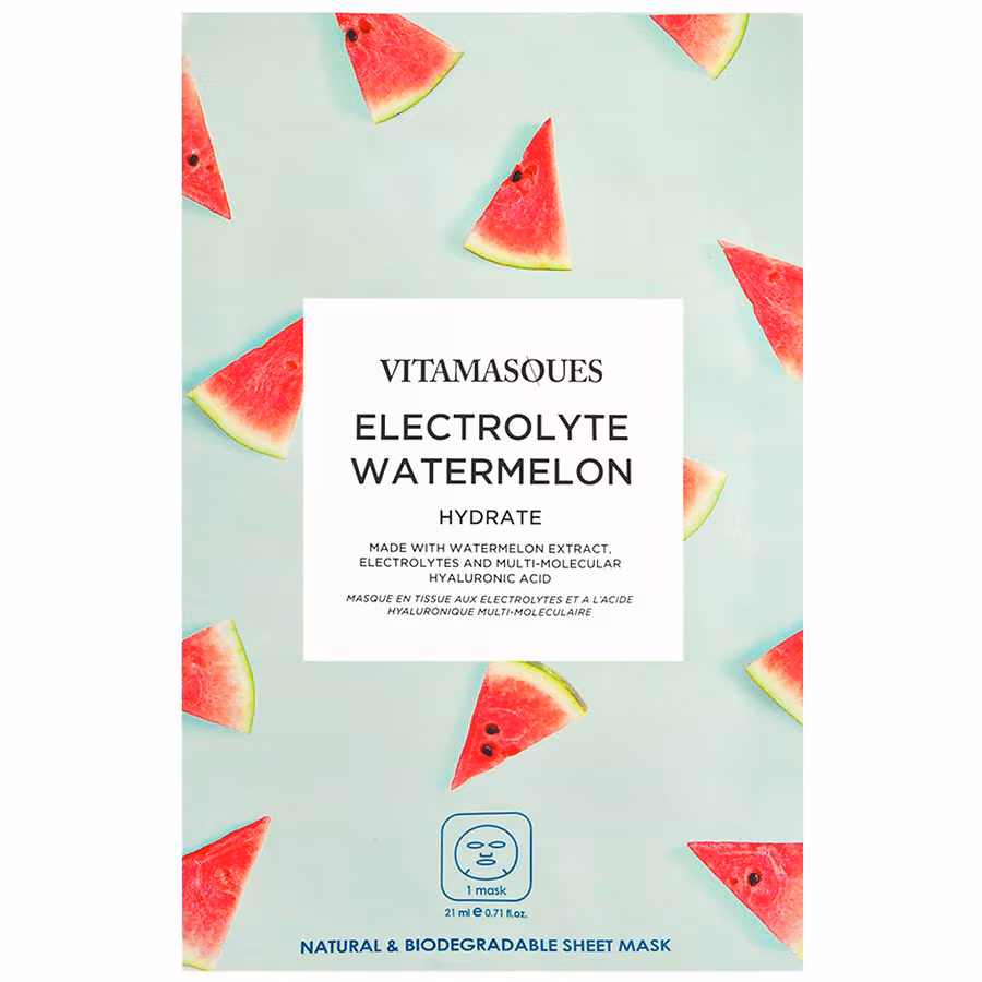 Vitamasques Electrolyte Watermelon Sheet Mask, 1.0 ea