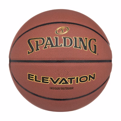 Spalding Elevation 29.5'' Basketball: Official Size Sports Ball, Composite Shell