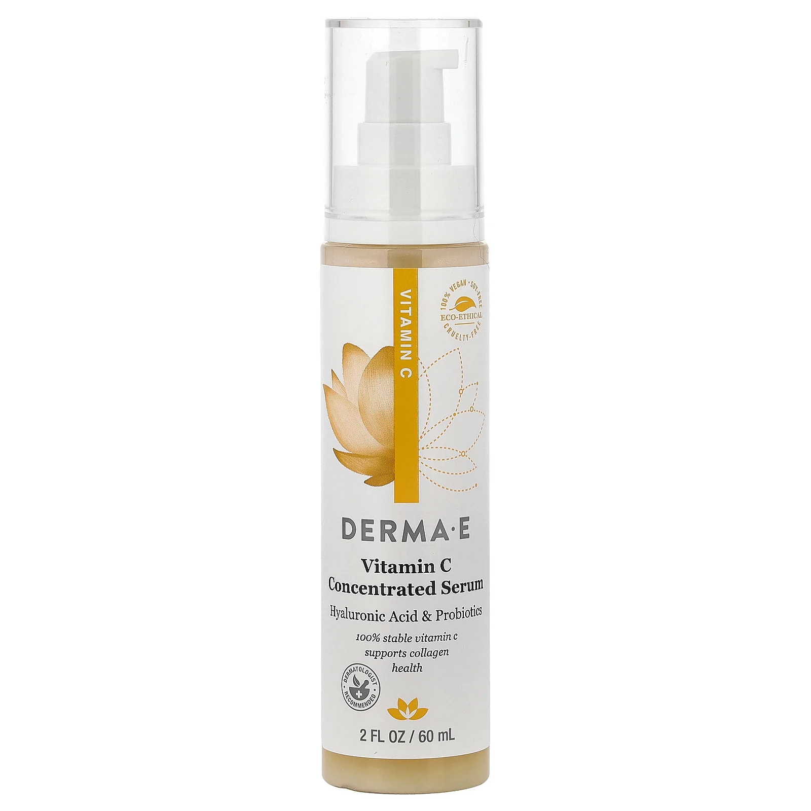 DERMA E, Vitamin C Concentrated Serum, 2 fl oz (60 ml)