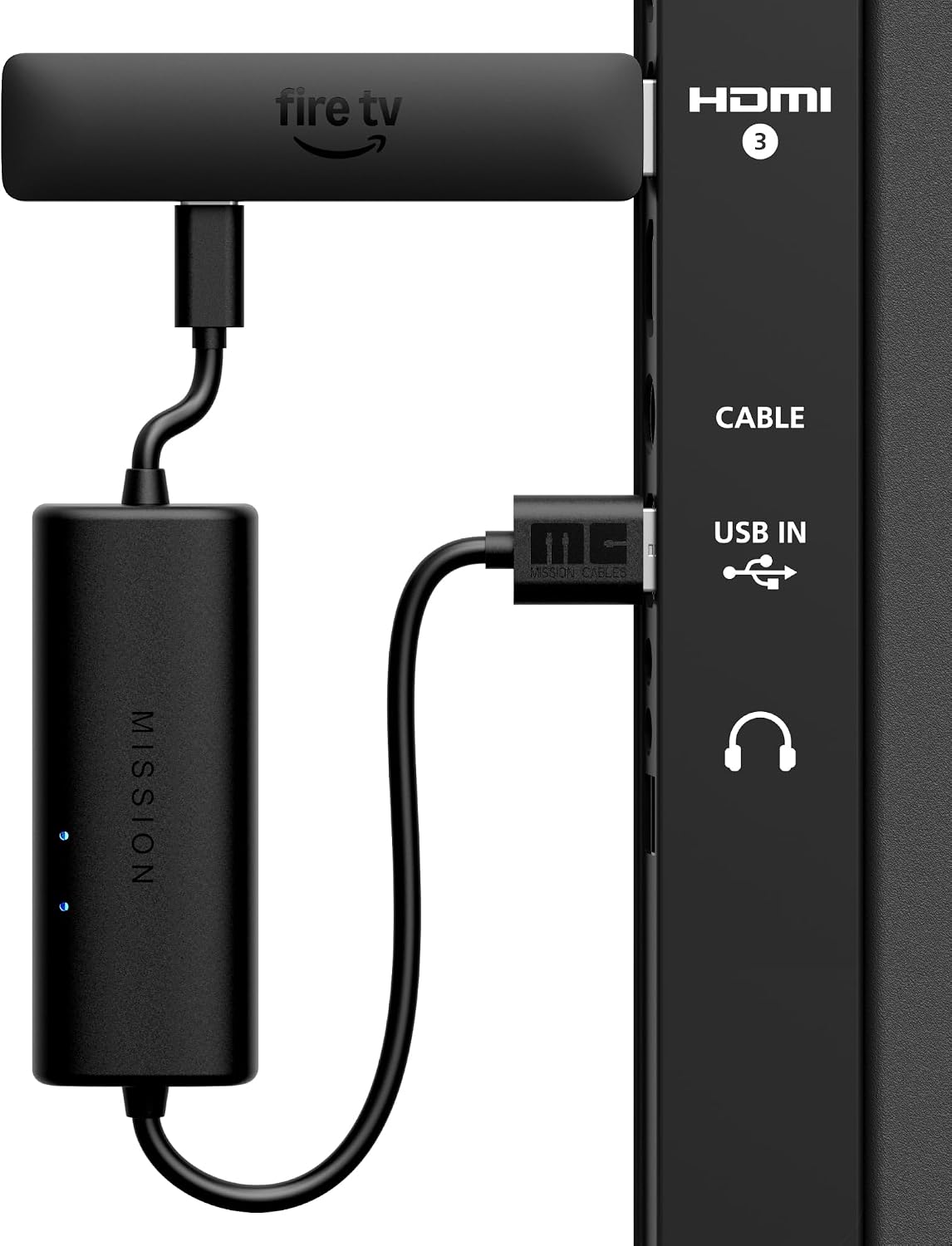 Made for Amazon, USB Power Cable (Eliminates the Need for AC Adapter)