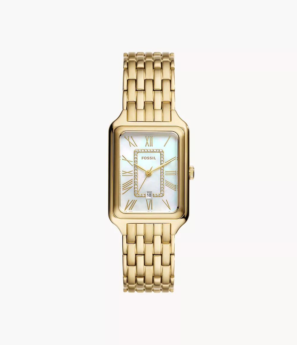 Raquel 26mm Three-Hand Date Gold-Tone Stainless Steel Watch