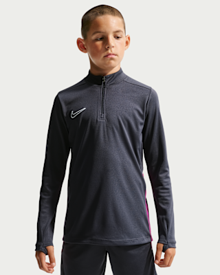Nike Academy Big Kids' Dri-FIT Long-Sleeve 1/4-Zip Soccer Drill Top
