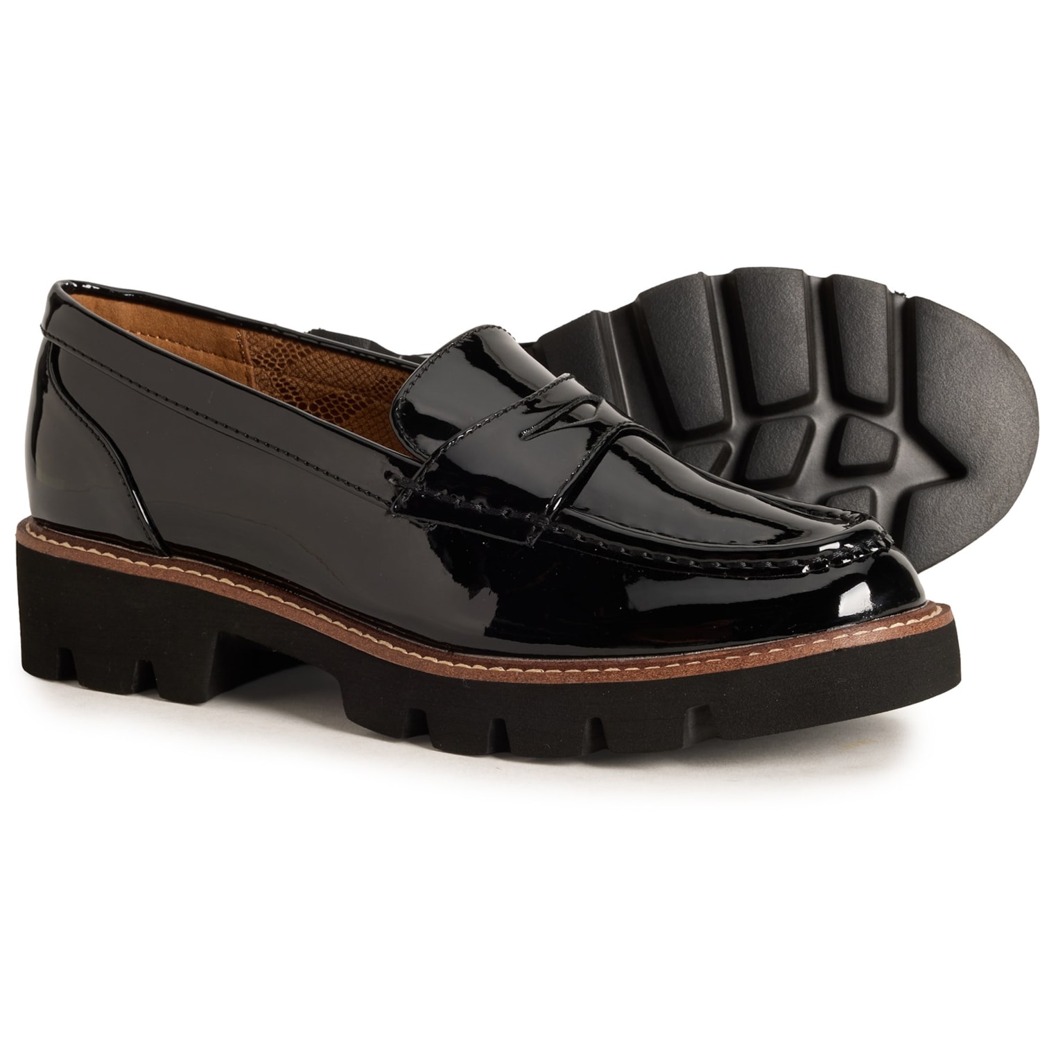 White Mountain Gunner Loafers - Leather (For Women)