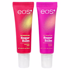 EOS, 24H Moisture Super Balm, Coconut Milk & Honey Apple, 2 Pack, 0.35 fl oz (10 ml) Each