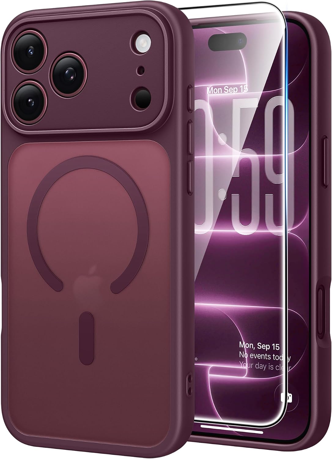FNTCASE for iPhone 18 Pro Max Case / 17 Pro Max Case Fit for MagSafe