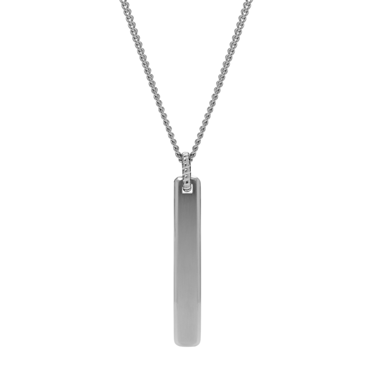 Ellis Vintage Casual Stainless Steel Pendant Necklace