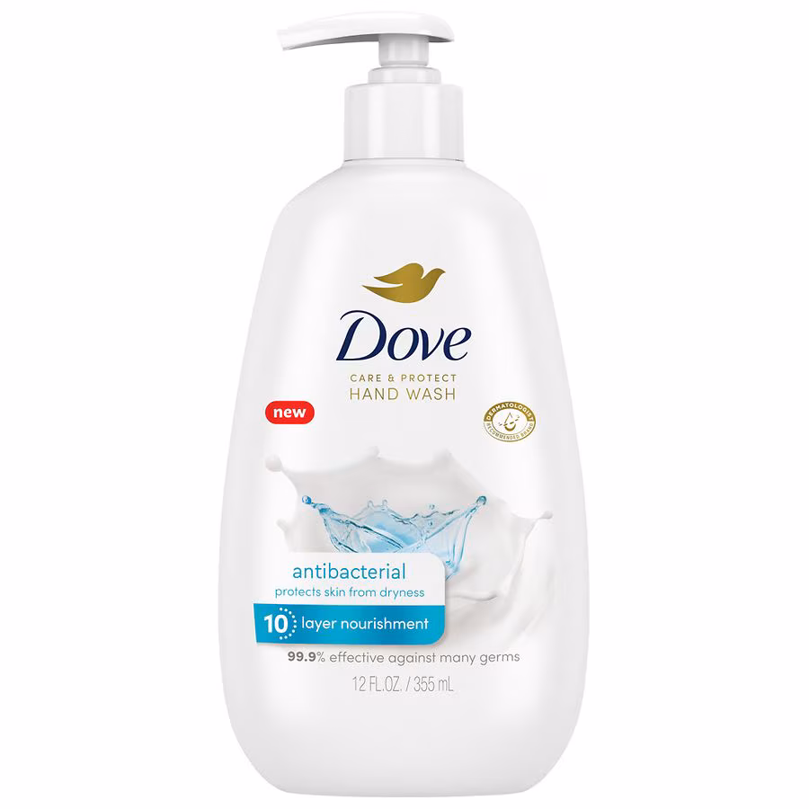 Dove Care & Protect Antibacterial Hand Wash, 12.0 fl oz