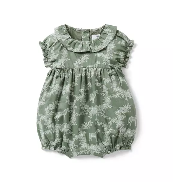 The Horse Toile Baby Romper