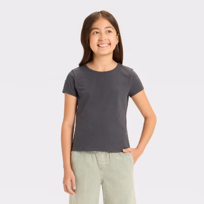 Girls' Short Sleeve Fitted T-Shirt - Cat & Jack™