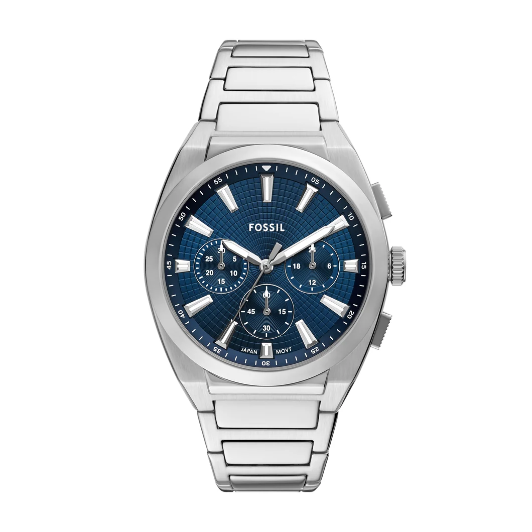 Everett 44mm Chronograph Stainless Steel Watch