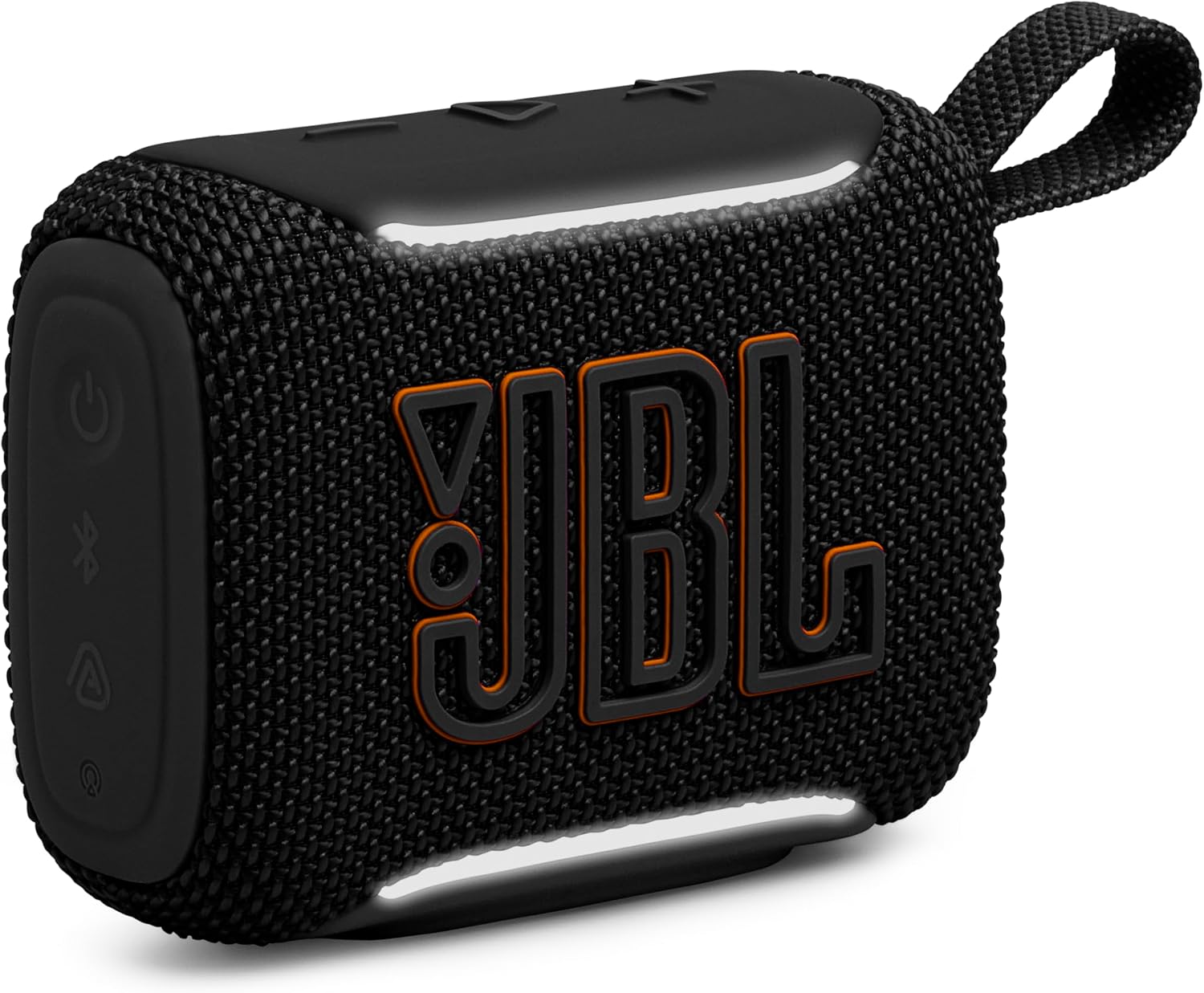 JBL Go 5 Portable Bluetooth Speaker, Waterproof and Dustproof - Black | Dustproof Drop-Proof With up to 10 Hr Battery, Stereo Pairing, App Control For Pool, Beach, Outdoor Listening