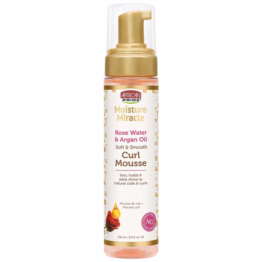 African Pride Moisture Miracle Curl Mousse, 8.5 oz