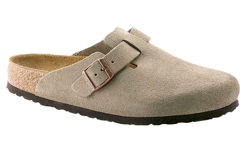Birkenstock Boston Soft Footbed Clogs - Taupe - 45W