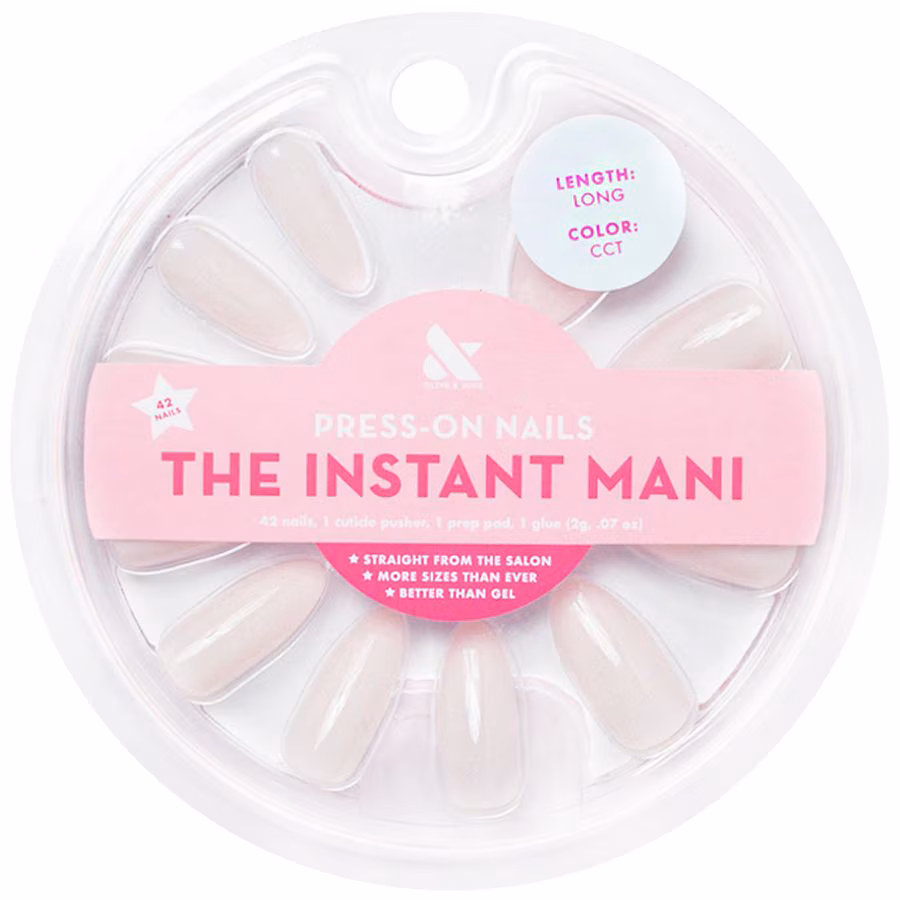 Olive & June The Instant Mani Press-On Nails CCT, Almond Long, 1.0 set