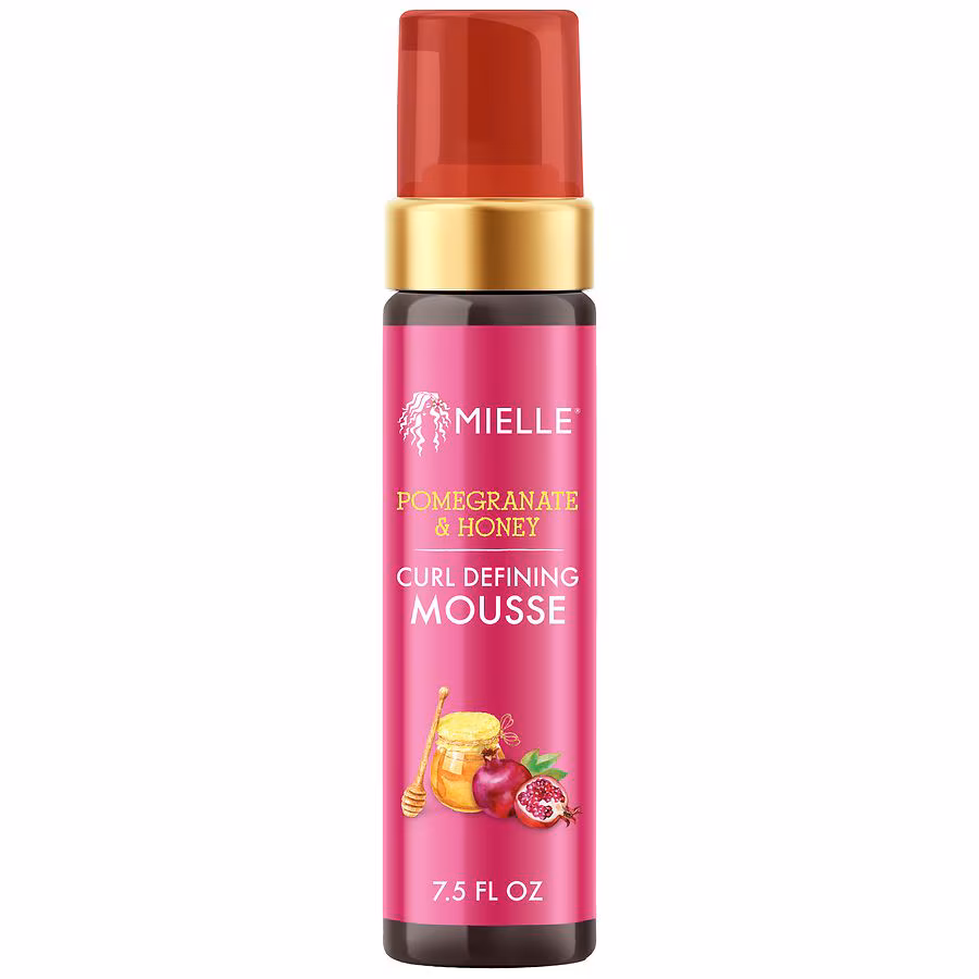 Mielle Curl Defining Mousse with Hold Pomegranate & Honey, 7.5 fl oz