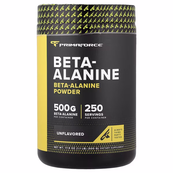 Primaforce, Beta-Alanine Powder, Unflavored, 17.9 oz (500 g)