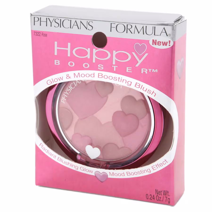 Physicians Formula Happy Booster Glow & Mood Boosting Blush, Rose 7322