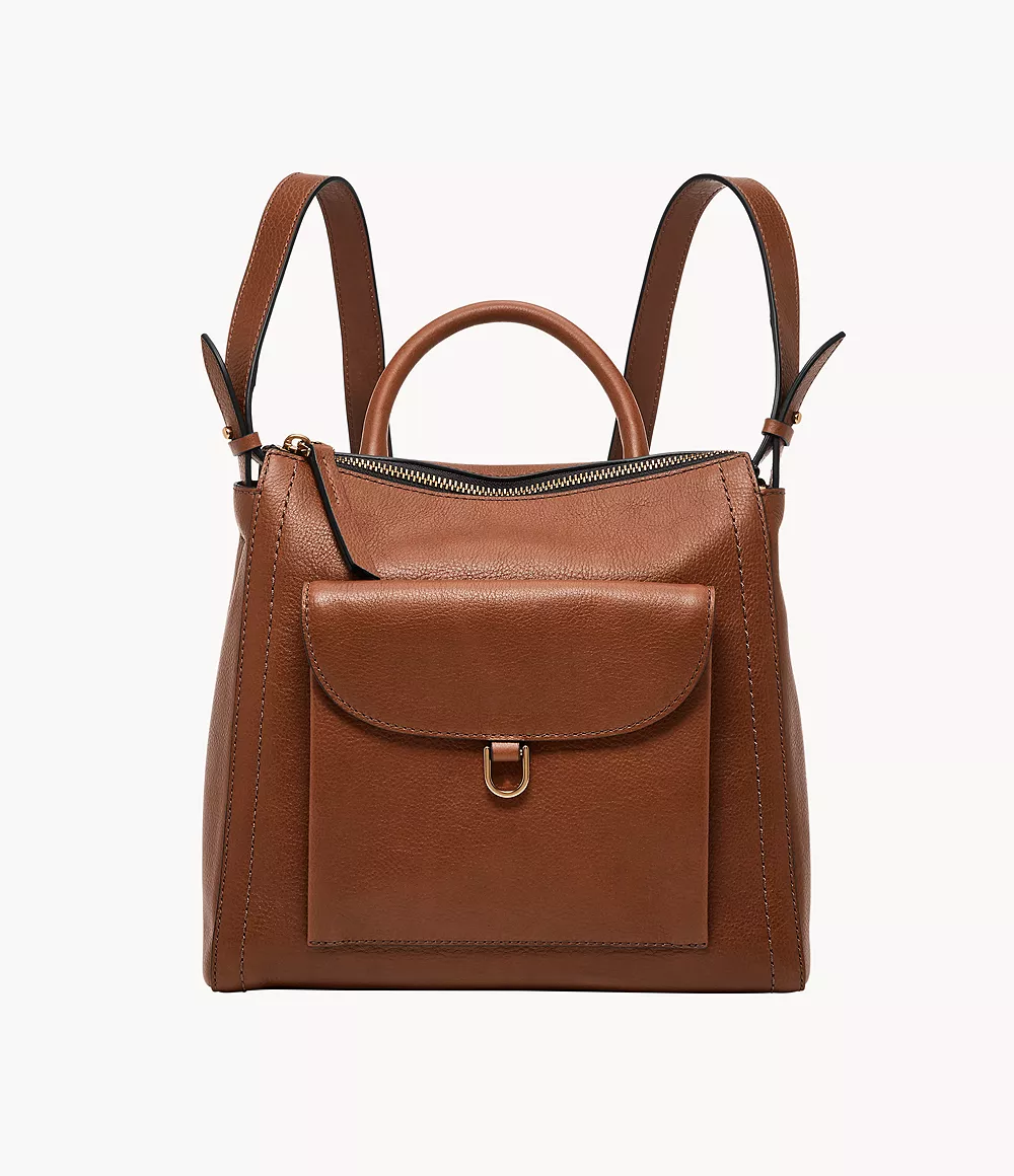 Parker Leather Small Backpack