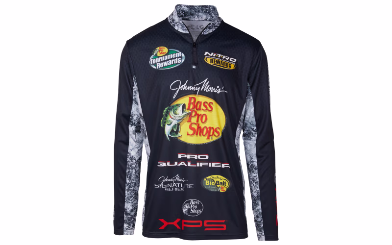 Bass Pro Shops Performance Quarter-Zip Long-Sleeve Fishing Jersey for Men