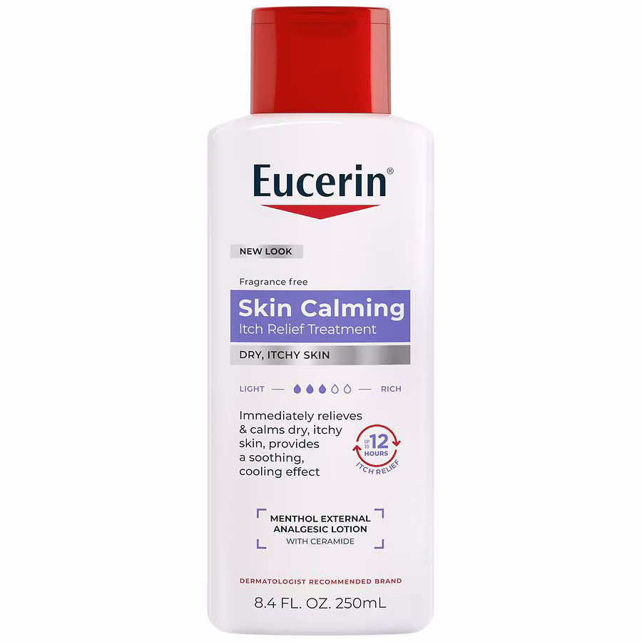 Eucerin Itch Relief Intensive Calming Lotion Fragrance Free, 8.4 fl oz