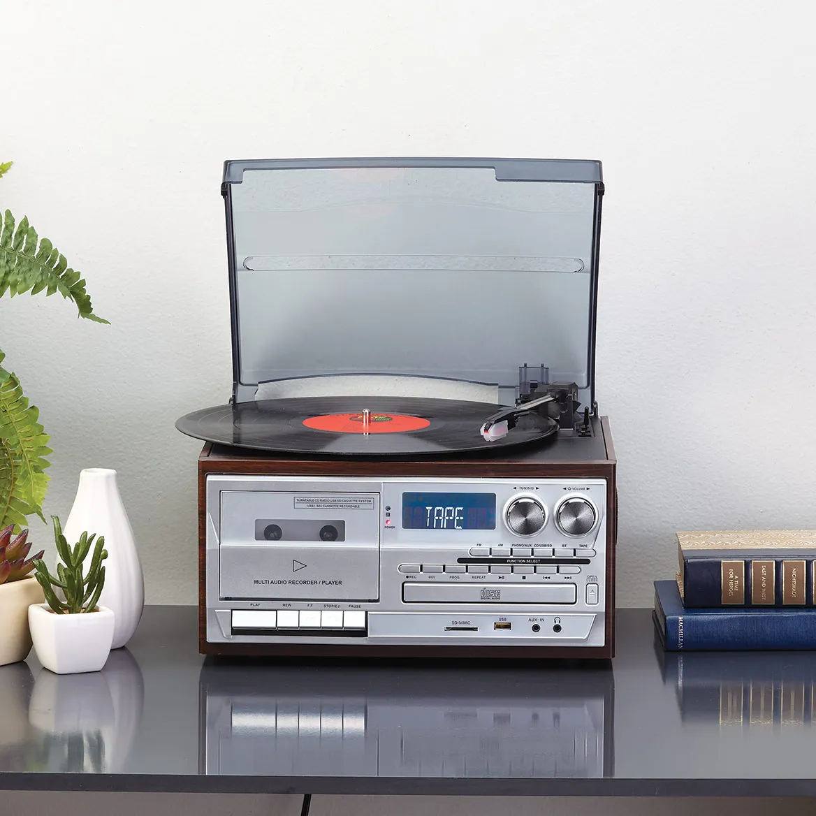 Multimedia Player with Built-In Speakers by OakRidge™
