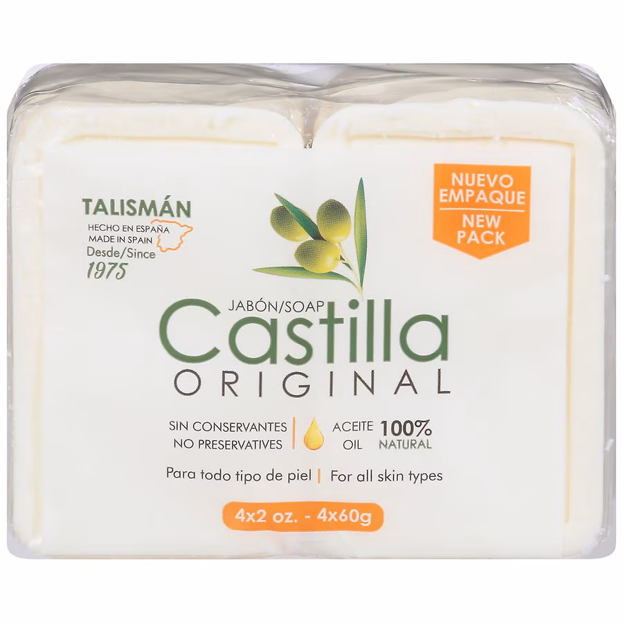 Castilla Castilla Original Soap, 2.0 oz, 4 pack