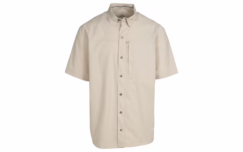 World Wide Sportsman 3D Cool Seacrest Button-Down Short-Sleeve Shirt