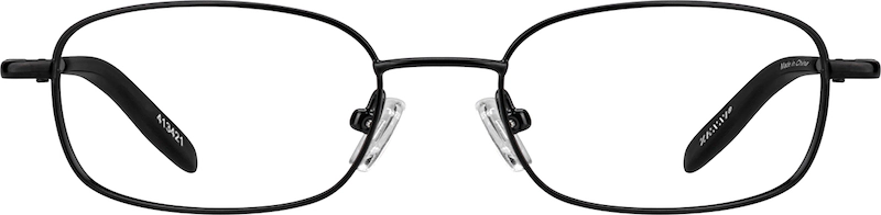 Black Rectangle Glasses #413421