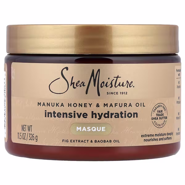 SheaMoisture, Manuka Honey & Mafura Oil, Intensive Hydration Hair Masque, 11.5 oz (326 g)