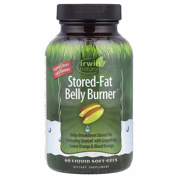 Irwin Naturals, Stored-Fat Belly Burner® , 60 Liquid Soft-Gels