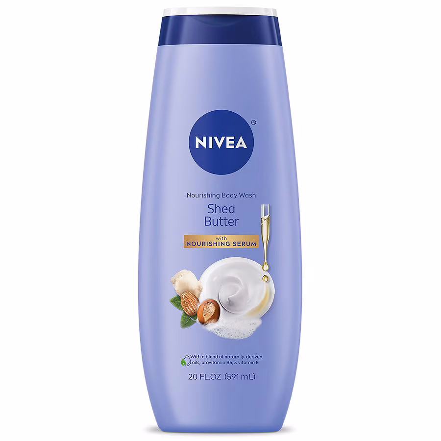 Nivea Nourishing Body Wash Shea Butter, 20.0 fl oz