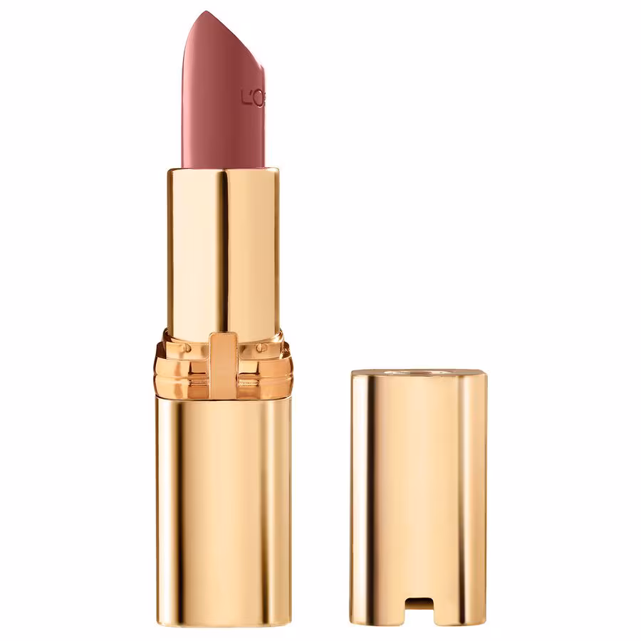 L'Oreal Paris Satin Lipstick For Moisturized Lips, Hydrating Lip With Argan Oil And Vitamin E, Worth It Medium, 0.13 oz