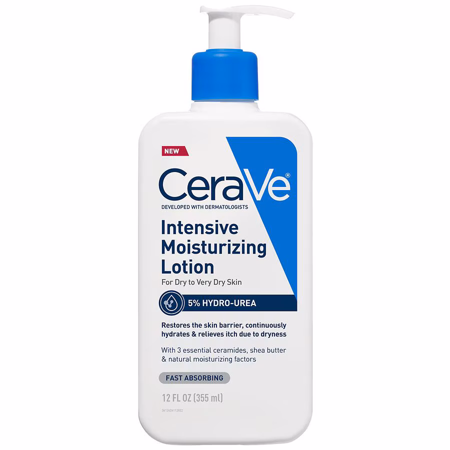 CeraVe Intensive Moisturizing Lotion for Very Dry Skin. Hand, Foot & Body Lotion Fragrance Free, 12.0 Fl Oz