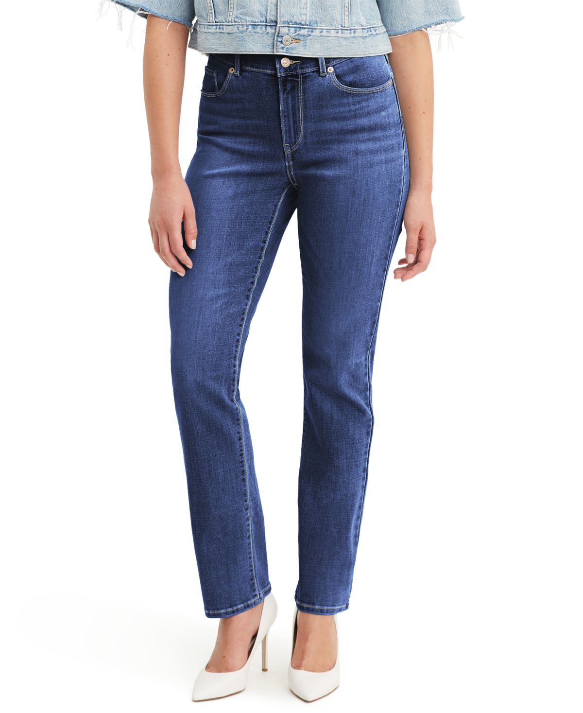Levi's Women's Classic Mid-Rise Straight-Leg Jeans