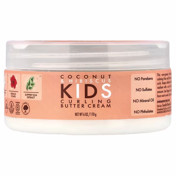 SheaMoisture, Kids Curling Butter Cream, Coconut & Hibiscus, 6 oz (170 g)