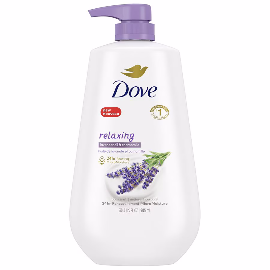 Dove Gentle Skin Cleanser Lavender Oil and Chamomile, 30.6 fl oz