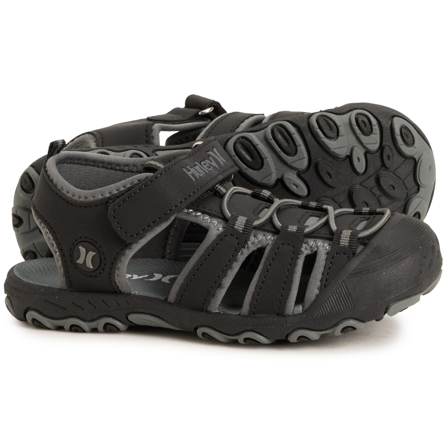 Hurley Footwear Little Boys and Girls Champ Sport Sandals