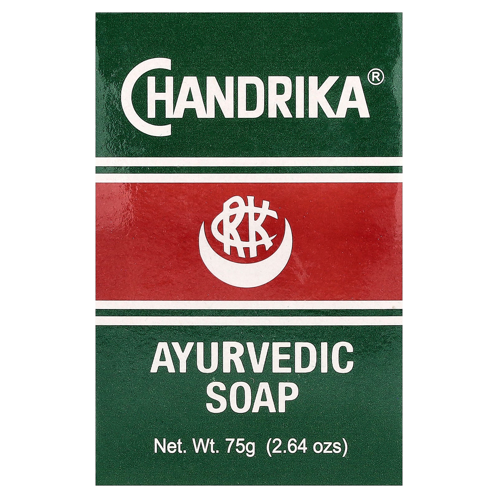 Chandrika Soap, Ayurvedic Bar Soap, 2.64 oz (75 g)