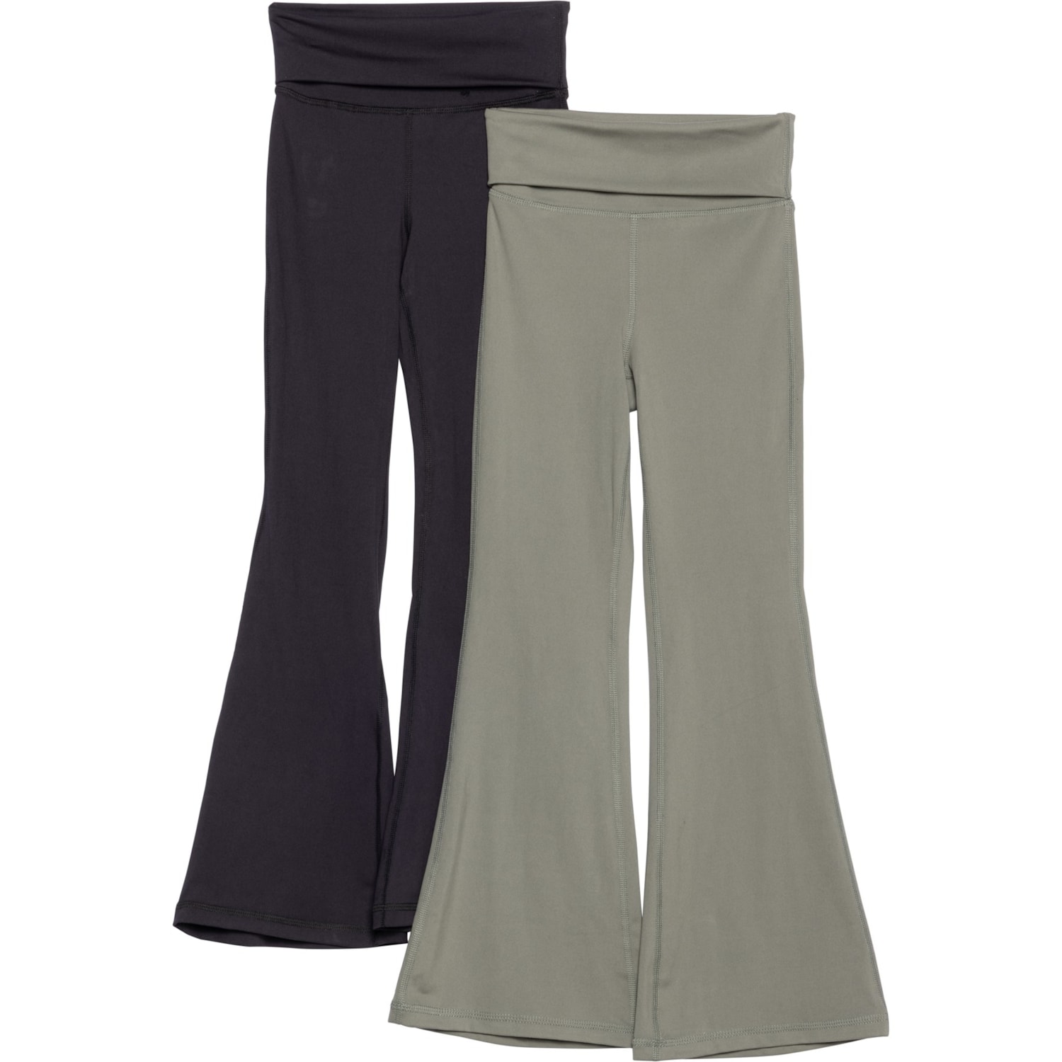 SKN Girls Lunatek Florence Foldover Flare Pants - 2-Pack