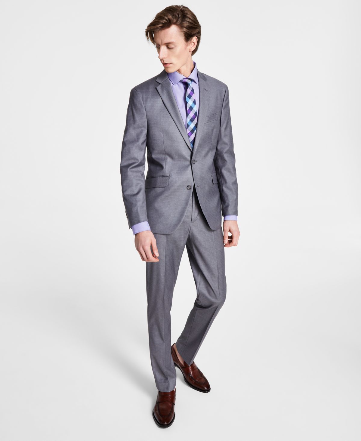 Kenneth Cole Reaction Men's Ready Flex Slim-Fit 2-Piece Suit
