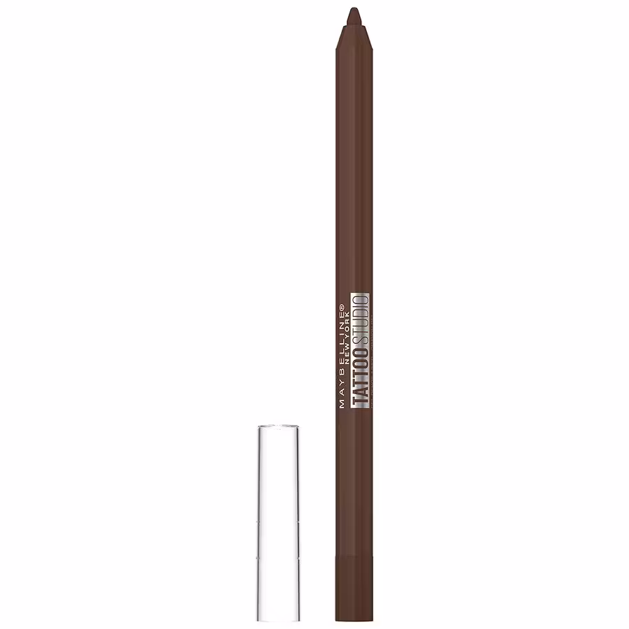 Maybelline TattooStudio Sharpenable Gel Pencil Waterproof Longwear Eyeliner, Bold Brown, 0.04 oz