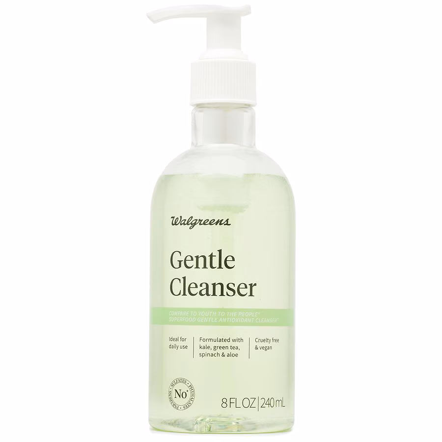 Walgreens Gentle Cleanser, 8.0 fl oz