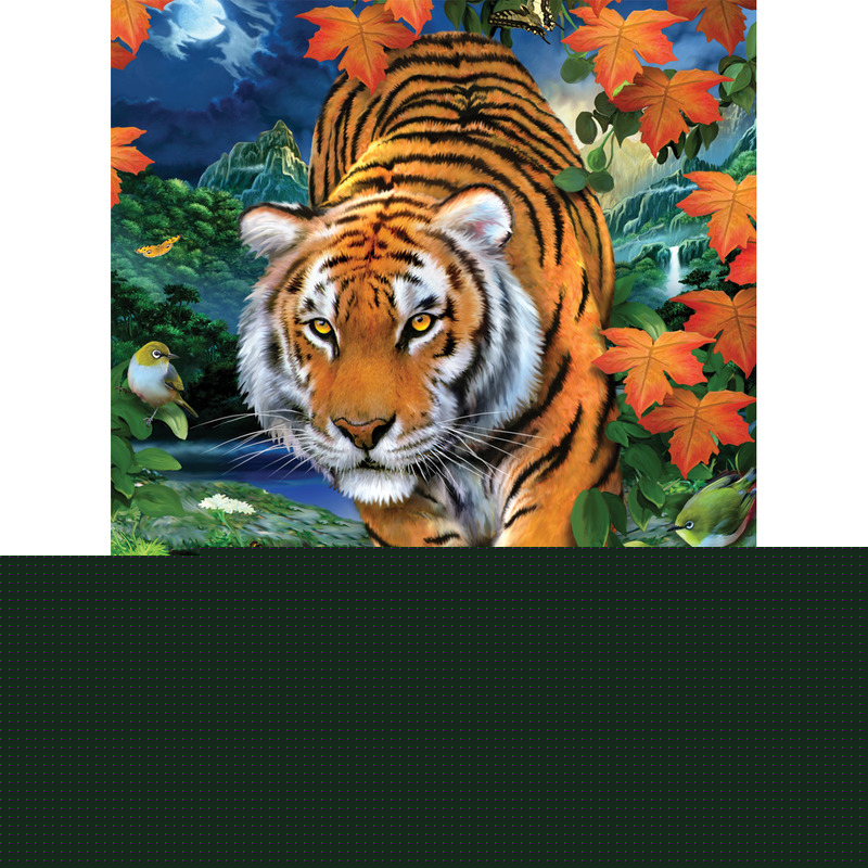 On The Prowl - Junior Small Paint By Number Kit 8.75"X11.75"