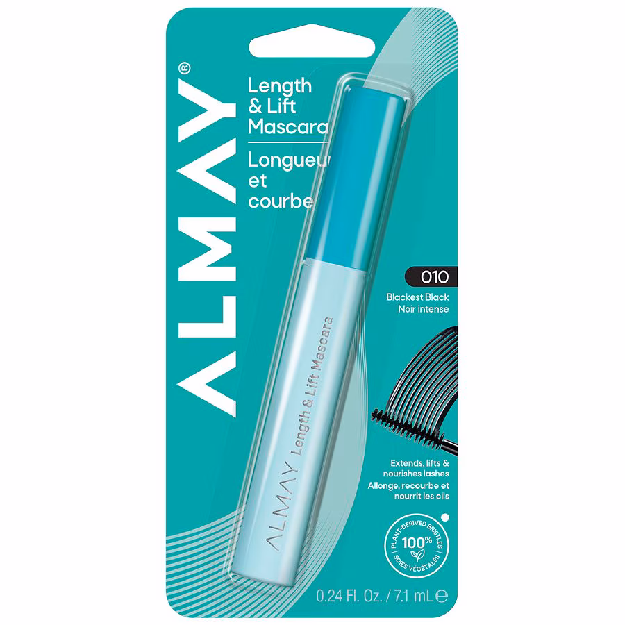 Almay Length and Lift Mascara, Black, 0.24 fl oz