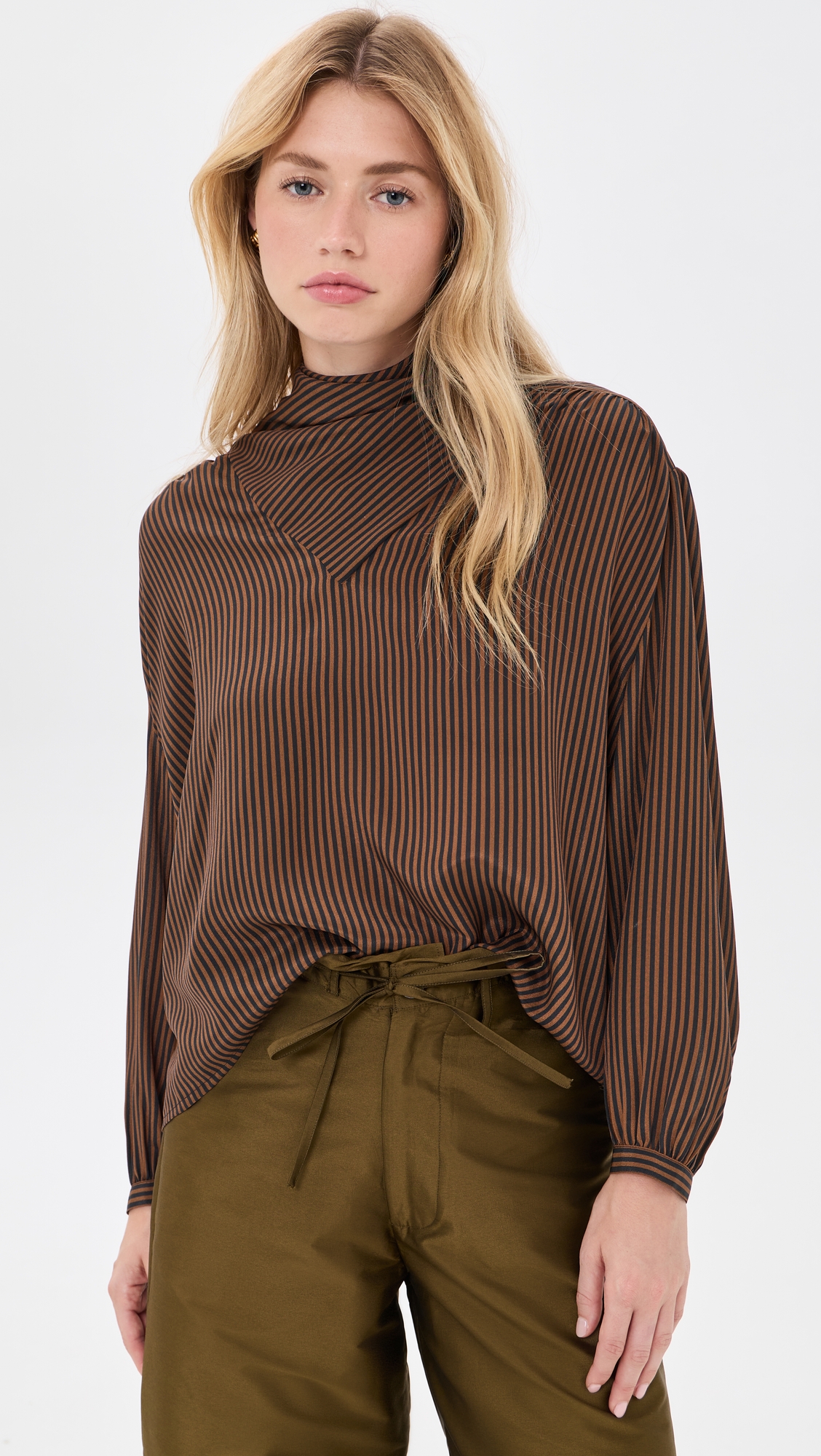 Jamie Haller The Hankie Silk Blouse