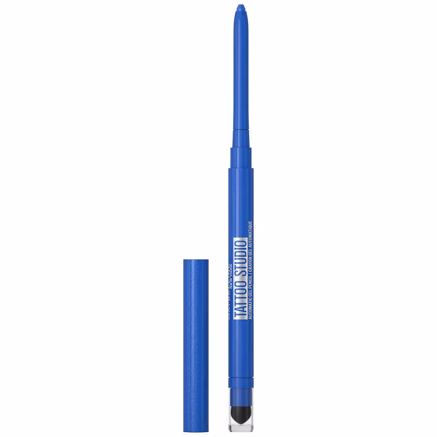 Maybelline TattooStudio Automatic Gel Pencil Waterproof Eyeliner, Sleepless Sapphire, 0.01 oz