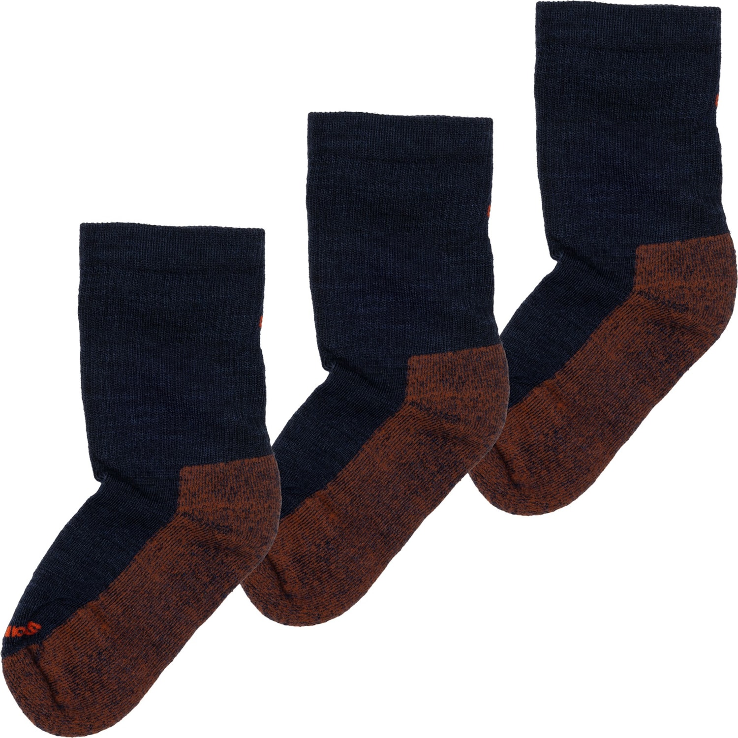 SmartWool Boys and Girls Light Cushion Hiking Socks - 3-Pack, Merino Wool, Crew