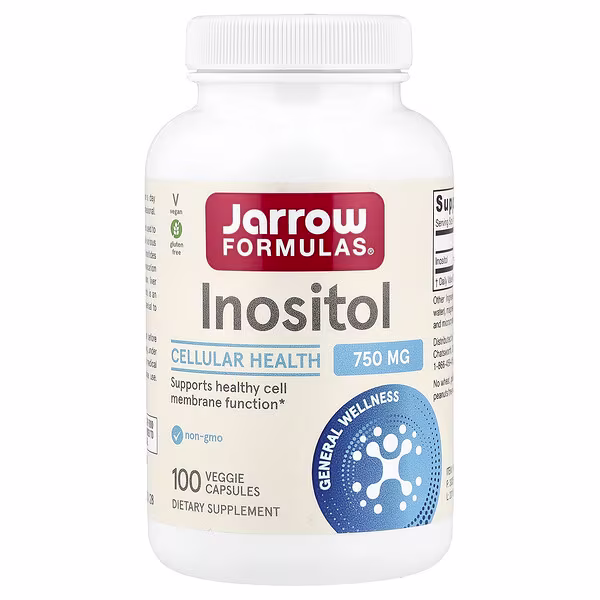 Jarrow Formulas, Inositol, 750 mg, 100 Veggie Capsules