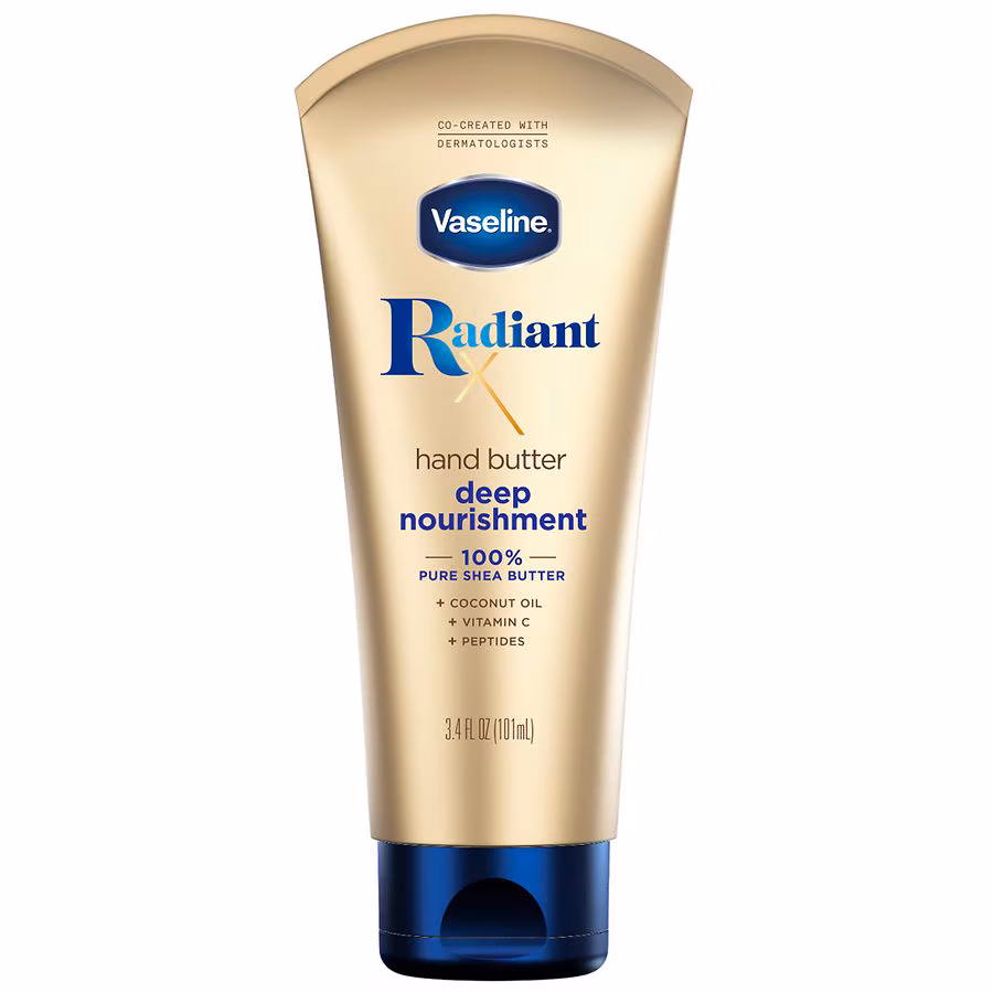 Vaseline Radiant X Deep Nourishment Hand Butter, 3.4 fl oz