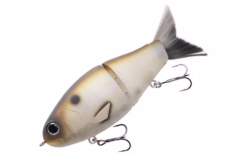 Bass Pro Shops XPS Swerve Glide Brushtail Swimbait - Matte Shad - 7" - 3.1 oz